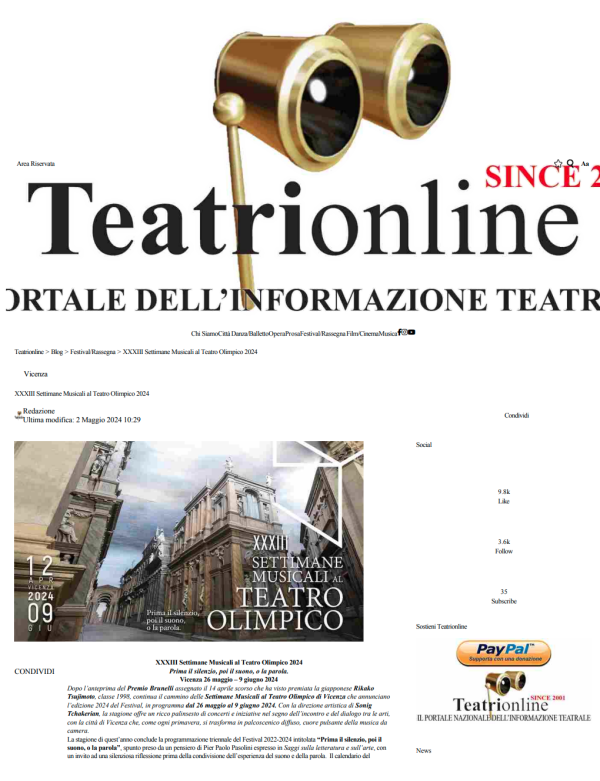 02-05-24_TEATRIONLINE.COM_XXXIII Settimane Musicali al Teatro Olimpico 2024